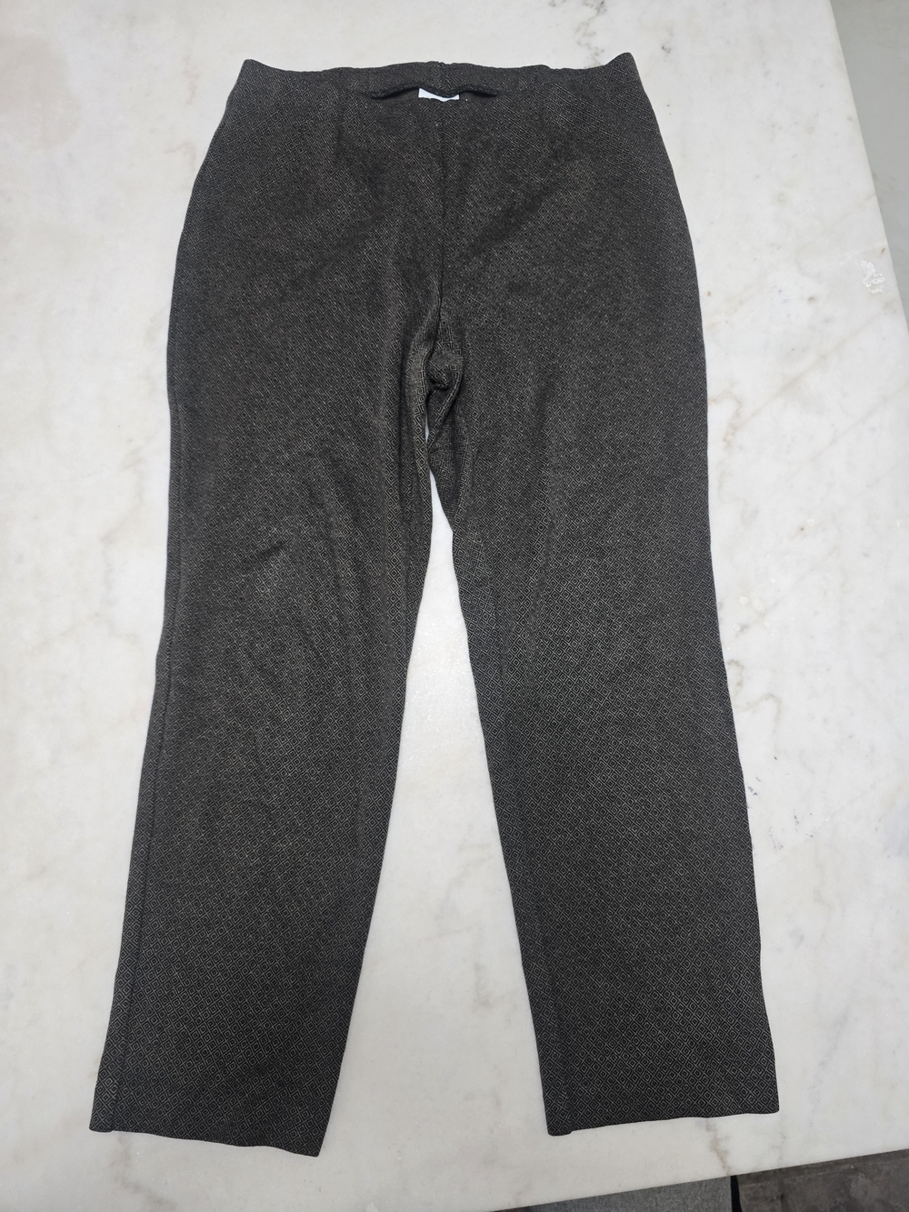 J. Jill Charcoal Straight-Leg Knit Pants